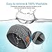 Pococina Upgraded 4.2 Bluetooth Beanie Music Hat Winter Knit Hat Cap Wireless Headphone Musical Speaker Beanie Hat as Christmas Birthday Gifts for Men Women Teen Girls Boys, Built-in Mic - 012 Gray