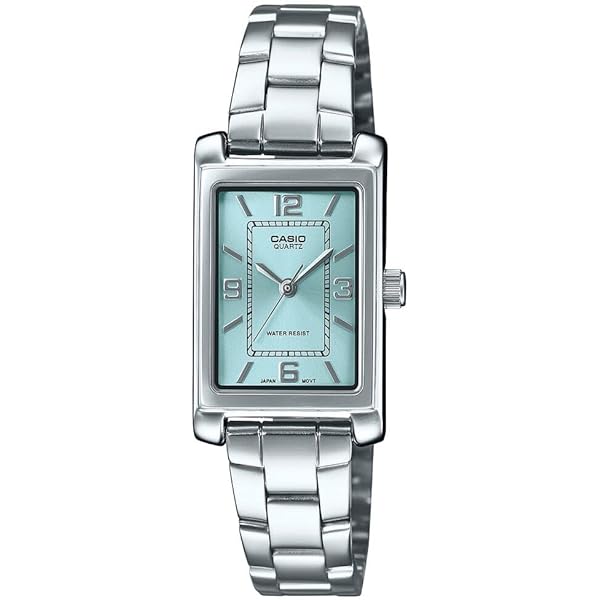 Montre Femme Casio LTP-V009D-2E Cadran Bleu Acier Inox - Neuf Avec Étiquettes