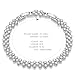 Qianse AAA Zircons Pendant Necklace Stud Earrings Tennins Bracelet Bridal Jewelry Set for women