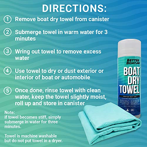 Super Absorbent Towels Drying Chamois Cloth Synthetic Smooth Boat