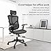 Argomax Ergonomic Mesh Office Chair High Back Swivel Desk Chair Adjustable Headrest Armrest Tilt Back and Tension