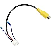 10 Pin Backup Camera Harness Adapter for Android Car Stereo RCA Wiring Harness Connector Video Input Cable for Aftermarket Radio