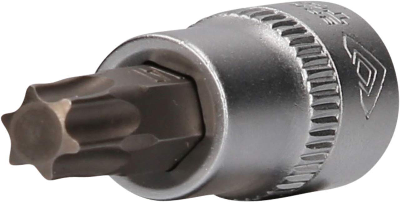 BRILLIANT TOOLS BT021947 3/8 Inch Torx Bit Socket, T47 [Powered by KS Tools]