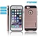 TRAKK FORCE iPhone 7 Case - Elite Premium Modern Slim Cushion - Brushed Metal, Dual Layer TPU, Anti-Scratch, Shock Absorption Heavy Duty Apple iPhone 7 Protective Case 4.7