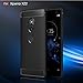 Sony Xperia XZ2 Case, TopACE Ultra Thin Carbon Fiber Scratch Resistant Shock Absorption Soft TPU Protective Cover for Sony Xperia XZ2 (Black)