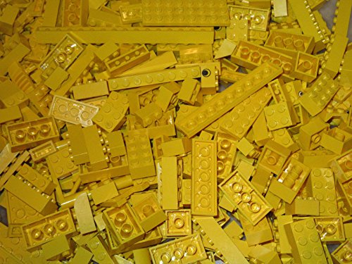 Lego One Pound Yellow Assortment Bricks Blocks, Plates, Specialty
