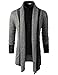 H2H Mens Clergy Cardigan Sweater GRAY US S/Asia M (KMOCAL012)