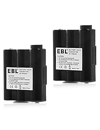 EBL BATT5R AVP7 Batería recargable de reemplazo para 2 Midland BATT-5R AVP7GXT Walkie Talkie (GXT1000 GXT1050 GXT850 GXT860 GXT900 GXT950) y otros paquetes de radios GMRS de la serie GXT 2 (baterías combinadas)