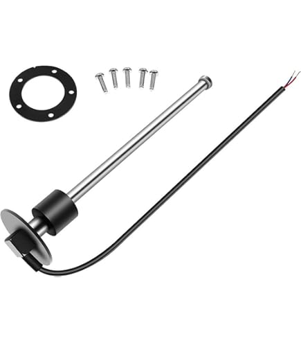 Kit Jauge Carburant 450mm Pour Bateau, Métal Noir/argenté, 1 Ensemble 240-33 Ohm