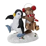 Charming Tails Making Tracks to Christmas Figurine