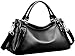 On Clearance Big Sale Heshe Women’s Fashion New Top Tote Handle Shoulder Crossbody Bag Vintage Handbag Purse (Black1)