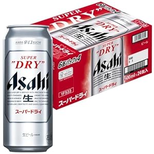 アサヒ スーパードライ 缶 500ml ６缶パック×４ 500ml×24本