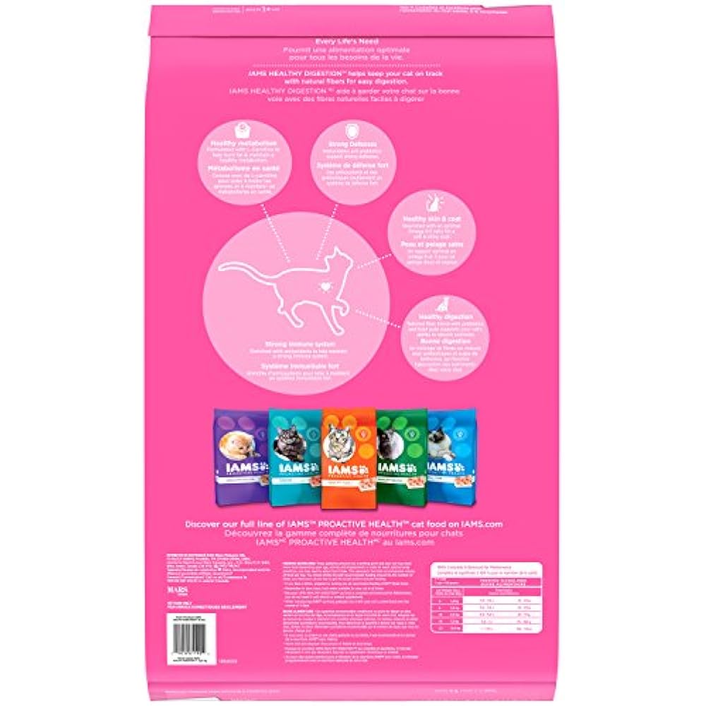 Iams Proactive Dry Health Adult Healthy Digestion Cat Food With Chicken