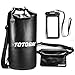 20L Waterproof Dry Bag 3 Pcs Set, TOTOBAY Roll Top Dry Sack w/ Free Waist Pouch & Phone Case - Keeps Gear Dry for Rafting, Kayaking, Beach, Boating, Hiking, Camping and Fishing