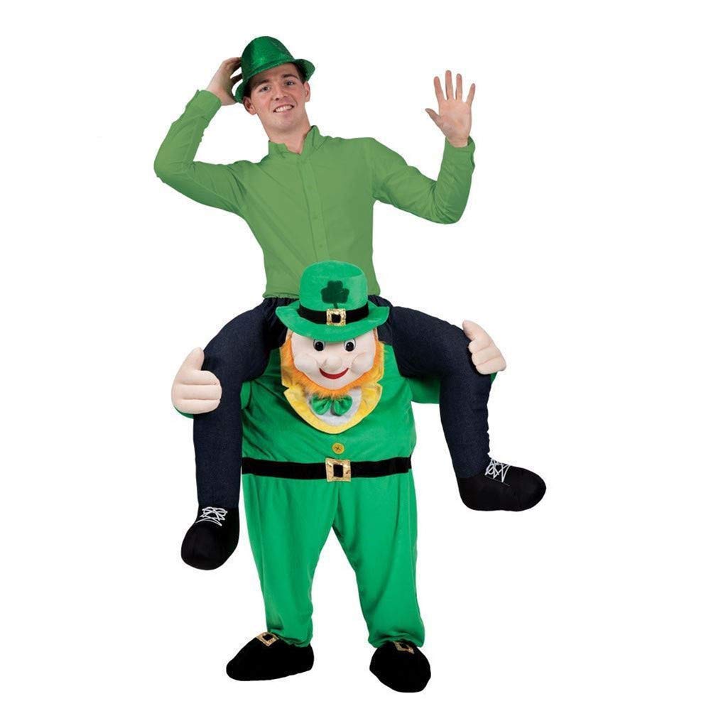 Photo 1 of Ride On Leprechaun Costume St Patricks Day Shoulder Carry Outfits Adult