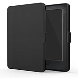 MoKo Case for Kindle E-reader (8th Generation 2016) - The Thinnest and Lightest  Cover with Auto Wake/Sleep for Amazon Kindle (6 Display, 8th Gen 2016 Release), BLACK