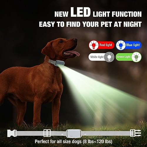 Dog Shock Collar -3 Modes Electric Dog Training Collar with Voice Control Remote for Large Medium Small Dogs, E Dog Shock Collar with 16 Levels Beep Vibrating Shock 3300FT