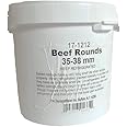 The Sausage Maker - Natural Beef Rounds 35-38mm Sausage Casings for Sausage Making (1 3/8"-1 1/2")