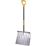 True Temper 1641000 Aluminum Snow Shovel D-Grip Steel Handle, 18 Inch