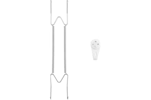 Bilillo Plate Hangers for The Wall, Suitable for 12-16 inch Decorative Plate, Stainless Steel Invisible Heavy Duty Wire Plate