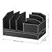 EasyAcc Single-deck Multi-device Charging Organization Station Docks Stand for Smart Phones and Ipads Tablets iPhone 7/7 plus Samsung Galaxy S8/ S8 Plus Black Pu Leather