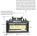 Strobe Light,SOLMORE 60W LED DJ Party Lights Stage Lighting with Sound Activated and Speed Control for Halloween Wedding Birthdays Party DJ Club Disco KTV Bars AC 100-240V