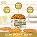 Proudly Pure Parmesan Cheese Crisps - Keto Snacks Zero Carb Crunchy Delicious Healthy 100% Natural Aged Cheesy Parm Chips Wheat & Gluten Free Keto Crackers Low Carb Snacks (Original, 4 Pack)