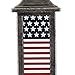 Garden Decorative Solar Lanterns Outdoor Waterproof Hanging Lamp,American Flag Independence Day National Day