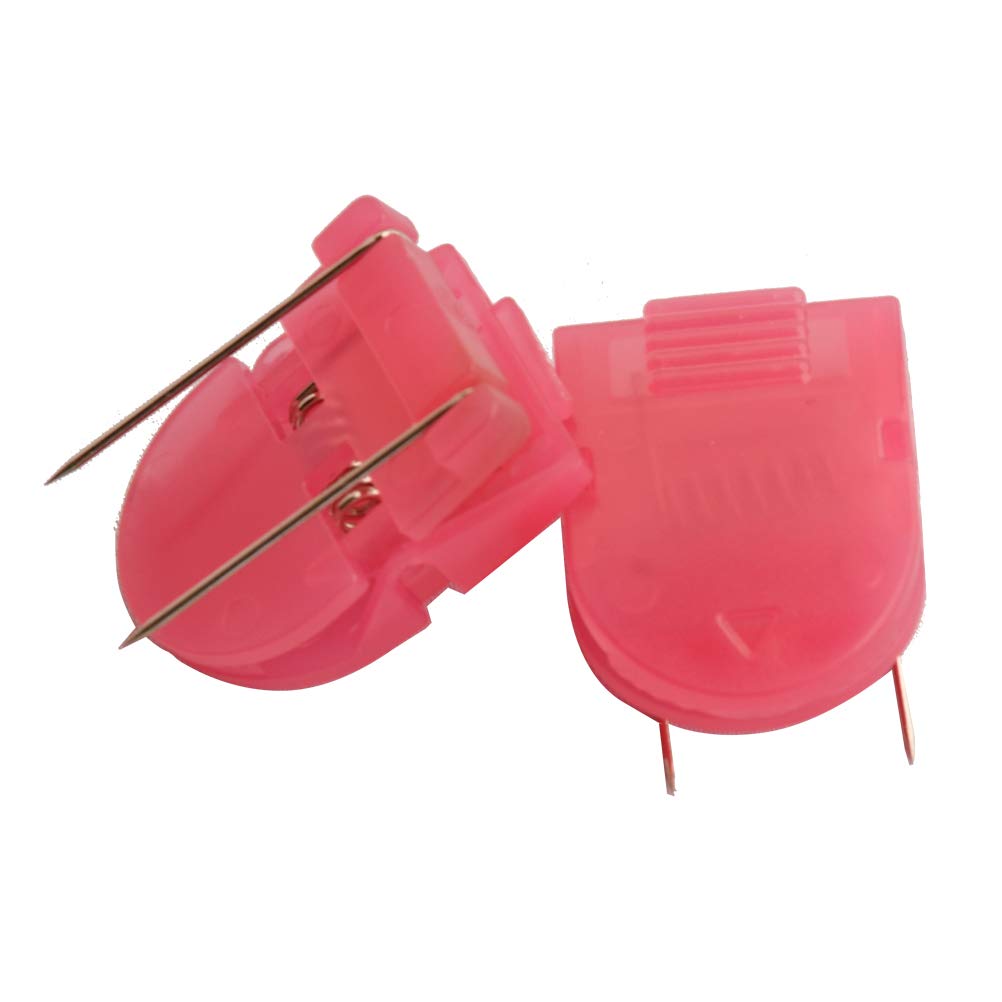 Mike Panel Cubicle Clip for Fabric Panels, Standard Size, 40-Sheet Capacity, Pack of 20, Translucent Red