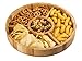 Chip and Dip Serving Bowl – Wooden Appetizer Platter Set with Dip Cup for Salsa, Guacamole, Nacho, Vegetables, Taco Chip, Snacks and More – 12 Inch Diameter. Perfect for the BIG GAMES !