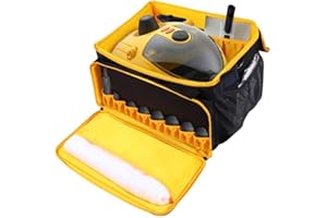 Storage Bag For Wagner Spraytech C900134 Steamer, With Multi Compartment, Detachable Shoulder Strap, Adjustable Carrying Case