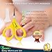 SAMRO Baby Nail Clippers Set Safety Versatile Unisex Grooming Nursery & Healthcare Kit Manicure for Babies,Infants,Toddlers Shower Gift (Yellow)