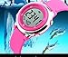Watches,Kids Outdoors Waterproof Wristwatch,Multifunctional LED Digital Watch for Boys (Rose)