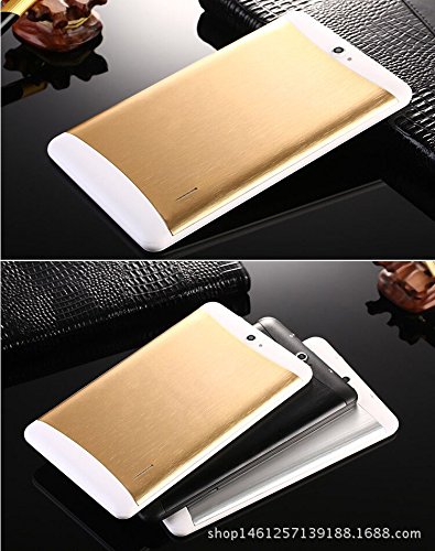 7" Google Android 4.4 phablet Dual SIM Card Support 3G Wifi Call Tablet Pc Smart phone GPS RAM 1G+8G (Gold) - Thumbnail 4