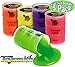 Toysmith Jupiter Juice Slime Green, Yellow, Pink, Purple & Orange Complete Gift Set Party Bundle - 5 Pack