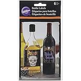 Wilton 1210-1053 Deadly Soiree Bottle Labels, Assorted