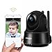 FREDI Wireless Baby Monitor Camera 720P Security IP Home Camera with Two-Way Talking,Infrared Night Vision,Pan Tilt,P2P Wps Ir-Cut Nanny ip Camera Motion Detection (720pblack)
