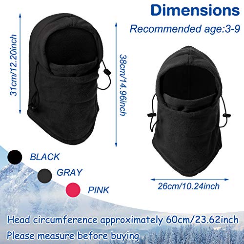 3 Pieces+Windproof+Children+Balaclava+Covering