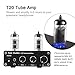 T20 Bluetooth Tube Amplifier Stereo Receiver 2 Channel Class D Digital Mini Hi-Fi Power Amp Preamp Compact Integrated Headphone Amplifier for Home Passive Speakers with 6J4 Vacuum tubes + Power Supplythumb 4