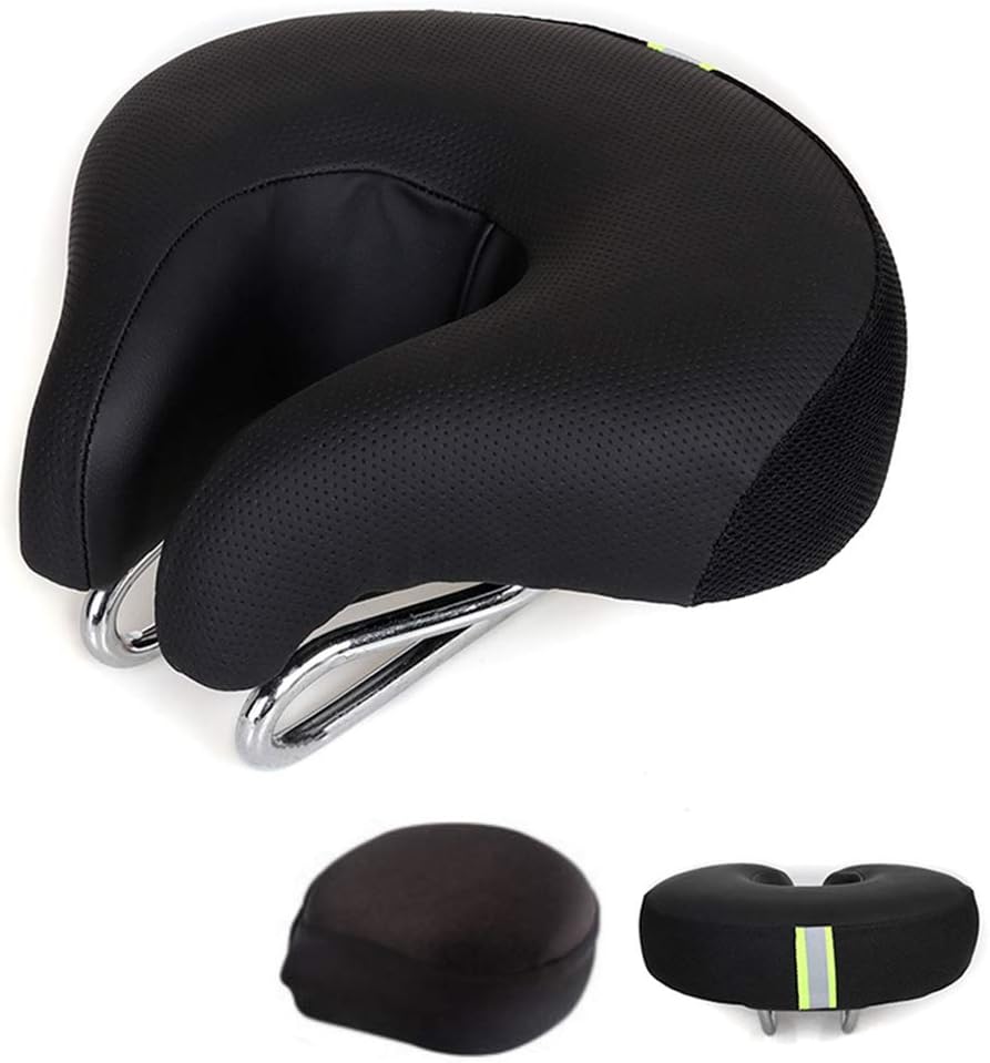 Bike Pad Seat Ergonomic Noseless Shape Cycling Cushion Accessory Tool