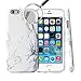 GMYLE iPhone 6 Case, Hybrid Case Slide for iPhone 6 / 6s (4.7 Display) - White Marble Pattern Hybrid TPU Protective Hard Shell Back Case