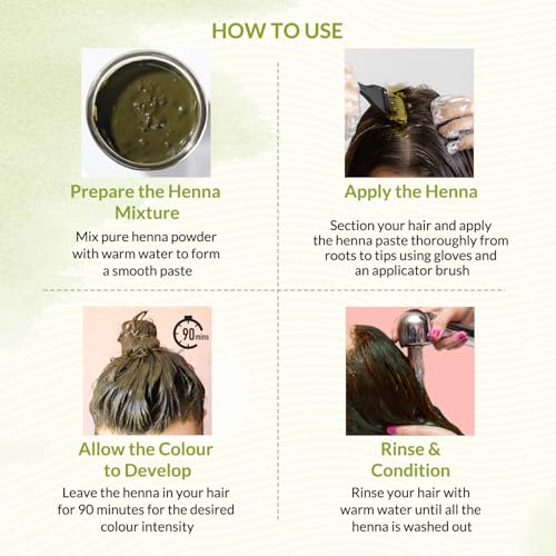 INDUS VALLEY Bio Organic Natural Henna Hair Color Medium Brown 100gm| 100% Gray Hair Coverage And Long Lasting Hair Dye | Vegan and Cruelty-Free