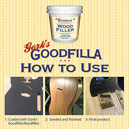 WaterBased Wood & Grain Filler Base/Neutral 8 oz By Goodfilla