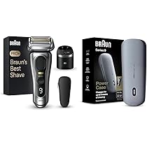 脱毛・除毛 Braun Series 9 Power Case Braun Series 9 PRO+ Electric Shaver, 5 Pro Shave Elements