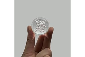 GRBVFDS Bubble Crystal Ball Paperweight Gorgeous Glass Ball for Decorative Ball Lensball Photography Gazing Divination or Feng Shui and Fortune Telling Ball (Small)