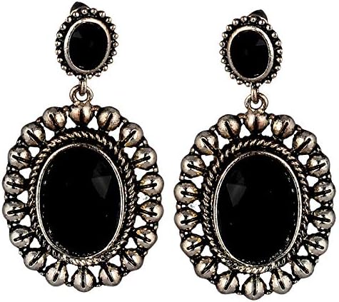 Buy N Style Designer Dangle & Drop Earrings for Women - Black