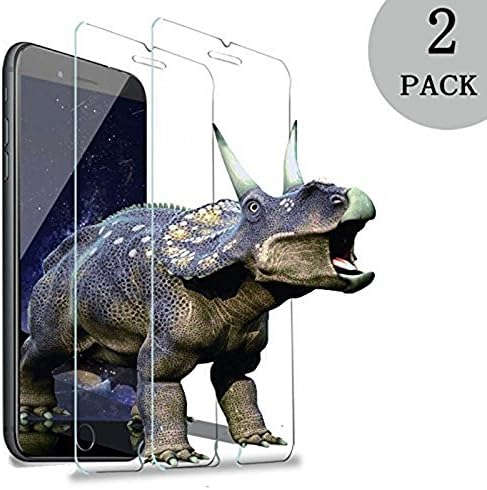 iPhone 8 Plus Screen Protector [2 Pack] iPhone 7 Plus Tempered Glass Screen Protector Darmor Shop[9H Hardness] [Crystal Clear] for Apple iPhone 8 Plus iPhone 7 Plus iPhone 6s Plus