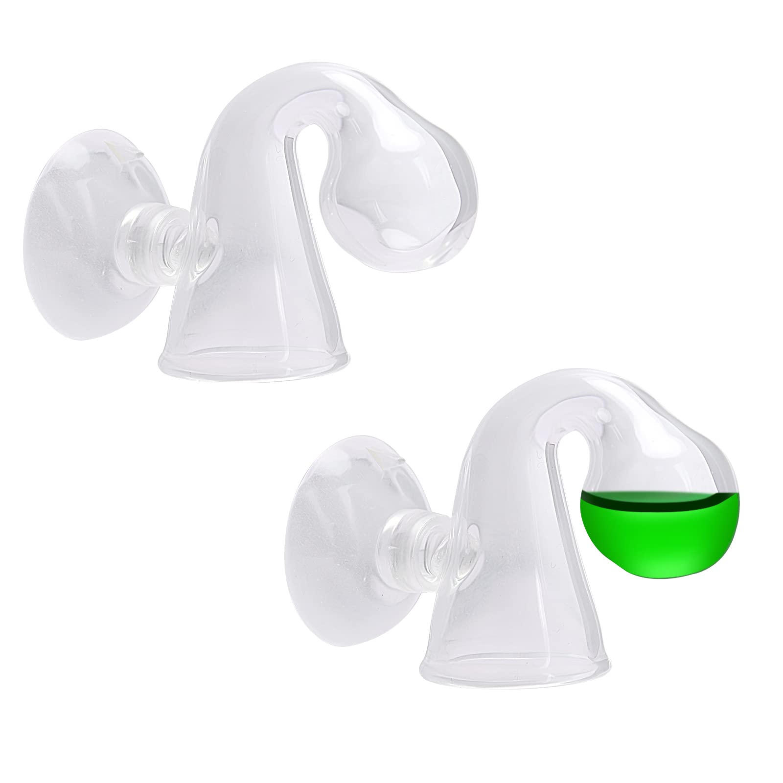 2 Pack Drop Checker, Aquarium CO2 Tester Monitor Glass Drop Checker Aquarium CO2 Detector for Planted Fish Tank