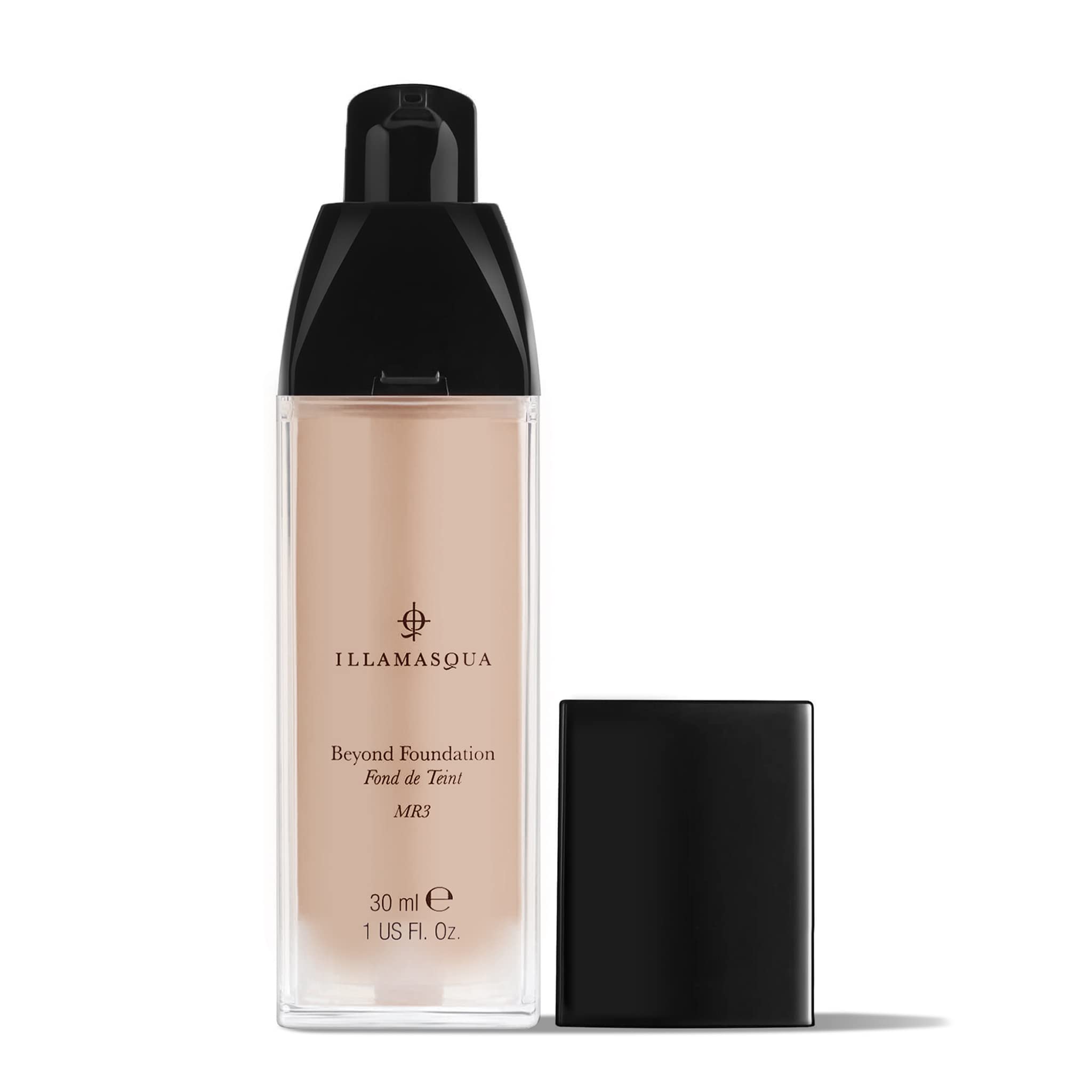Illamasqua Beyond Foundation - MR3 | Ultra-lightweight Vegan Cruelty-free Dewy Illuminating Glass skin-finish