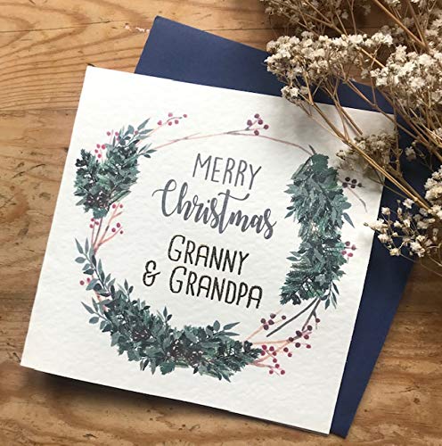 Grandparents Christmas Card, Granny and Grandpa, 2020 Christmas